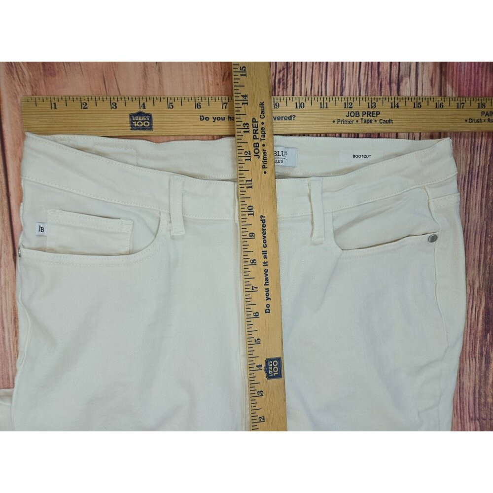 Judy Blue Womens White Bootcut Jeans Size 15/32 C(33x30) - Picture 11 of 12
